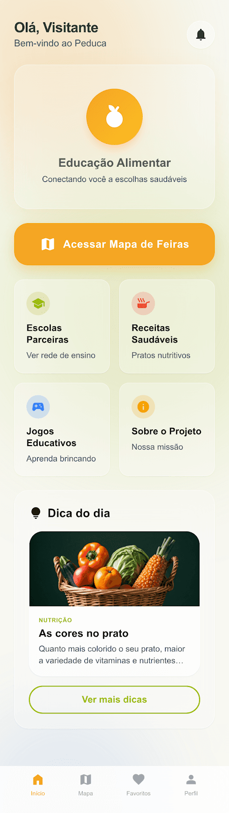 PEDUCA - USP Programa de Educação Alimentar e Vigilância Nutricional - Screenshot 3